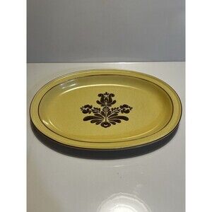 Vintage Discontinued Pfaltzgraff Village 14” Oval Serving Platter Made In USA